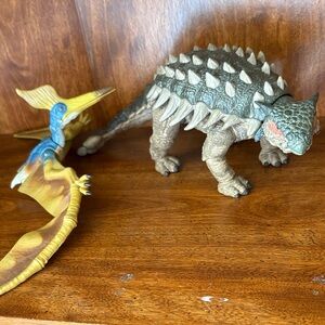 Jurassic park Hammond collection Ankylosaurus and flying Dino